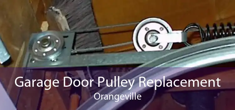 Garage Door Pulley Replacement Orangeville